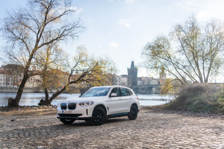 BMW iX3 in Prague
